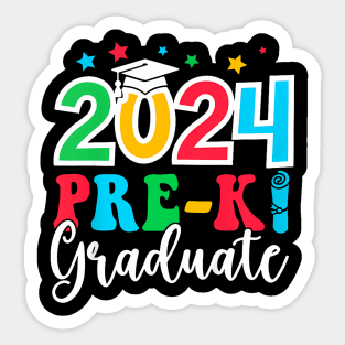 Kids Pre K Graduate 2024 Preschool Graduation Class Of 2024 Kids Sticker